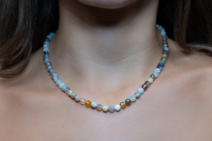 Magisches Farbspiel – Facettierte Mondstein-Rondellen