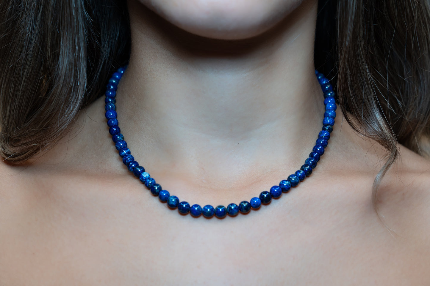 Lapislazuli Halskette – Himmel aus Sternen