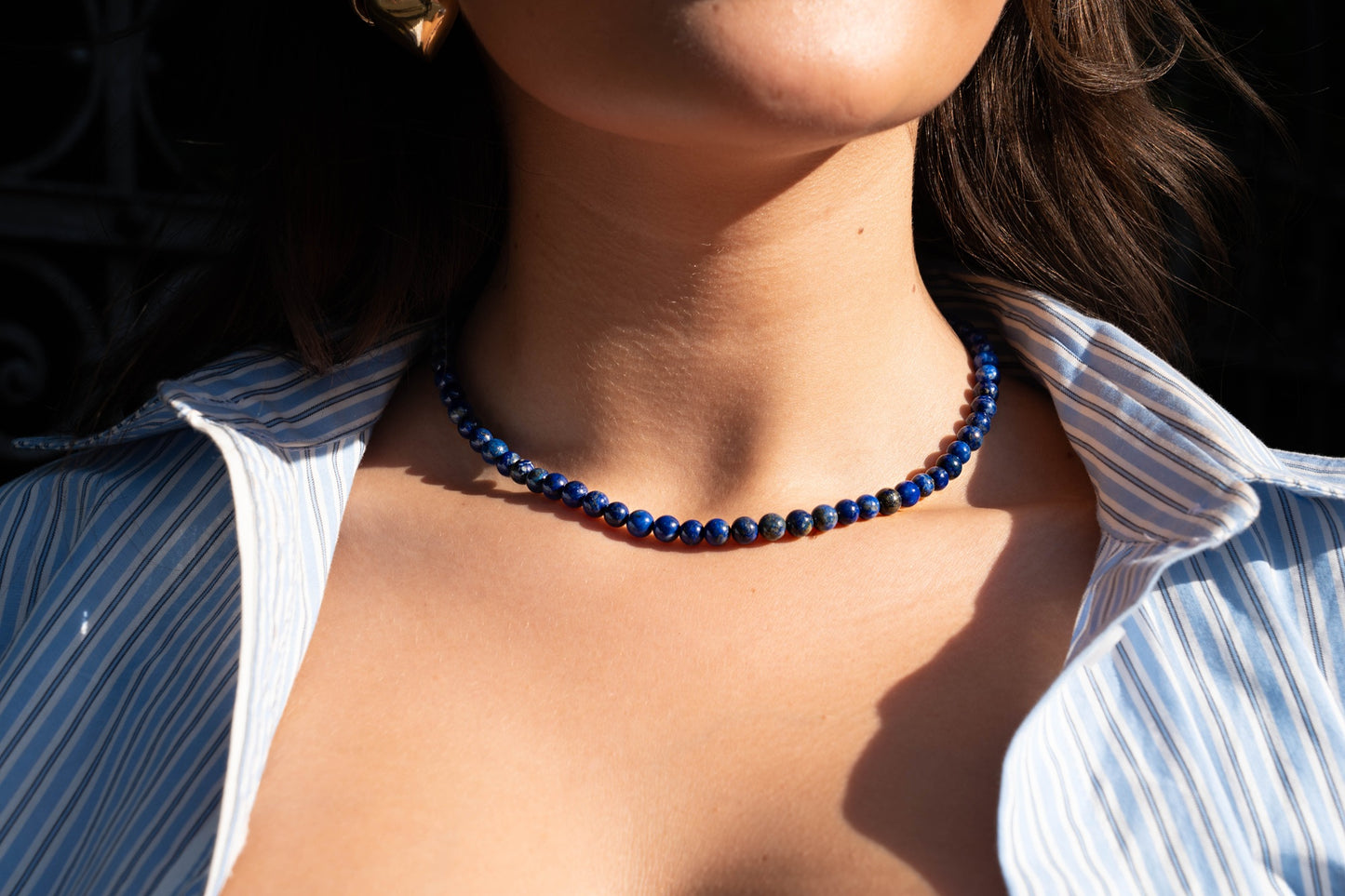 Lapislazuli Halskette – Himmel aus Sternen