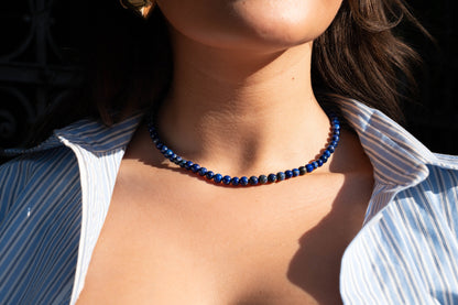 Lapislazuli Halskette – Himmel aus Sternen