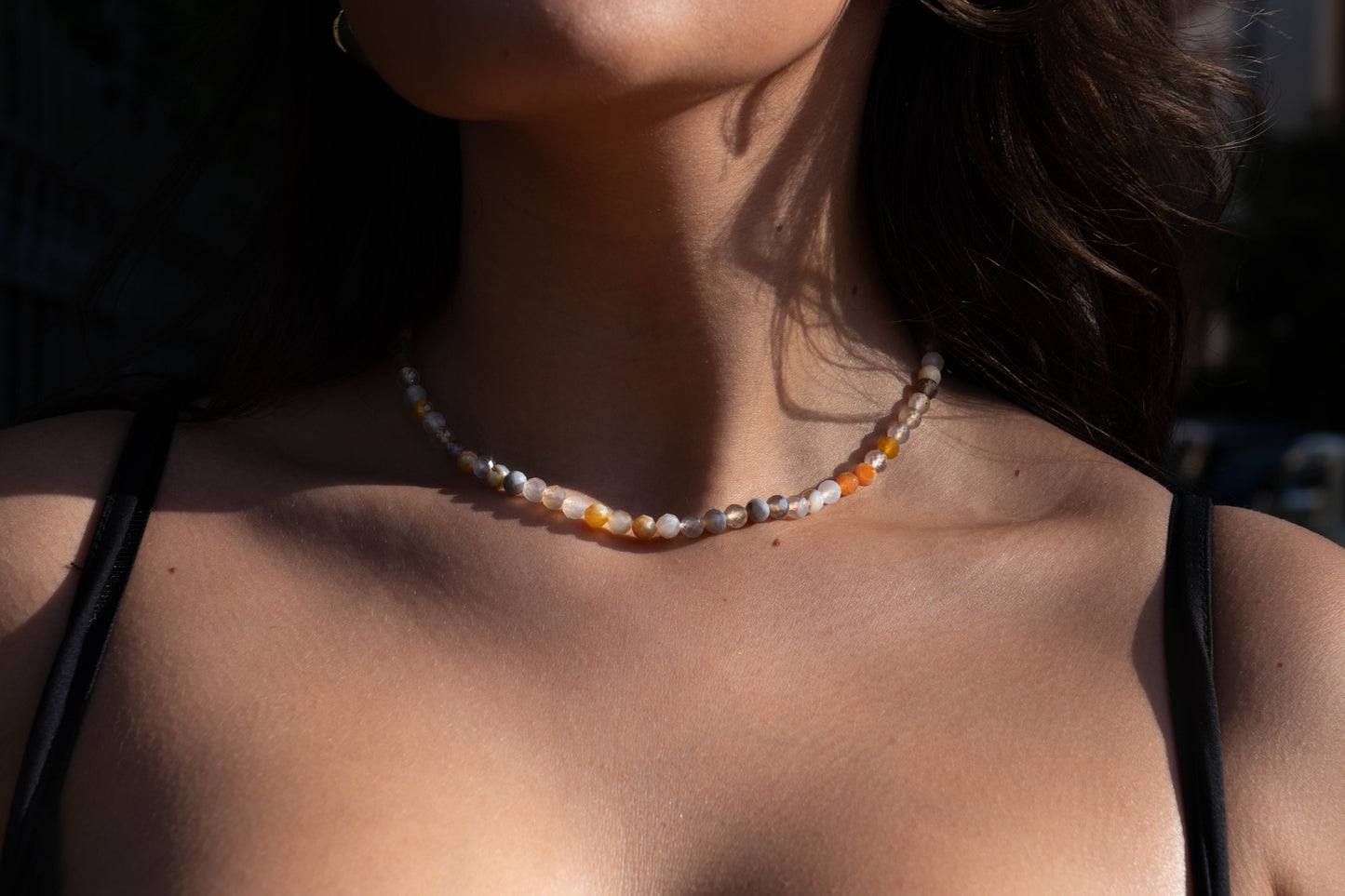 Magisches Farbspiel – Facettierte Mondstein-Rondellen