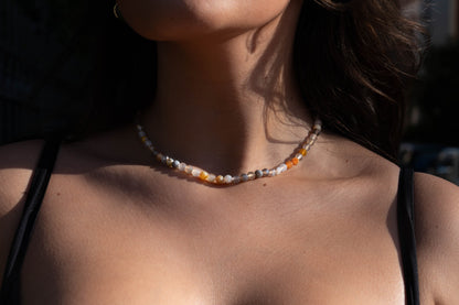 Magisches Farbspiel – Facettierte Mondstein-Rondellen